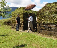 The Governor of Arunachal Pradesh Shri JP Rajkhowa at the Eastern Gate of Itafort, Itanagar on 27th June 2015